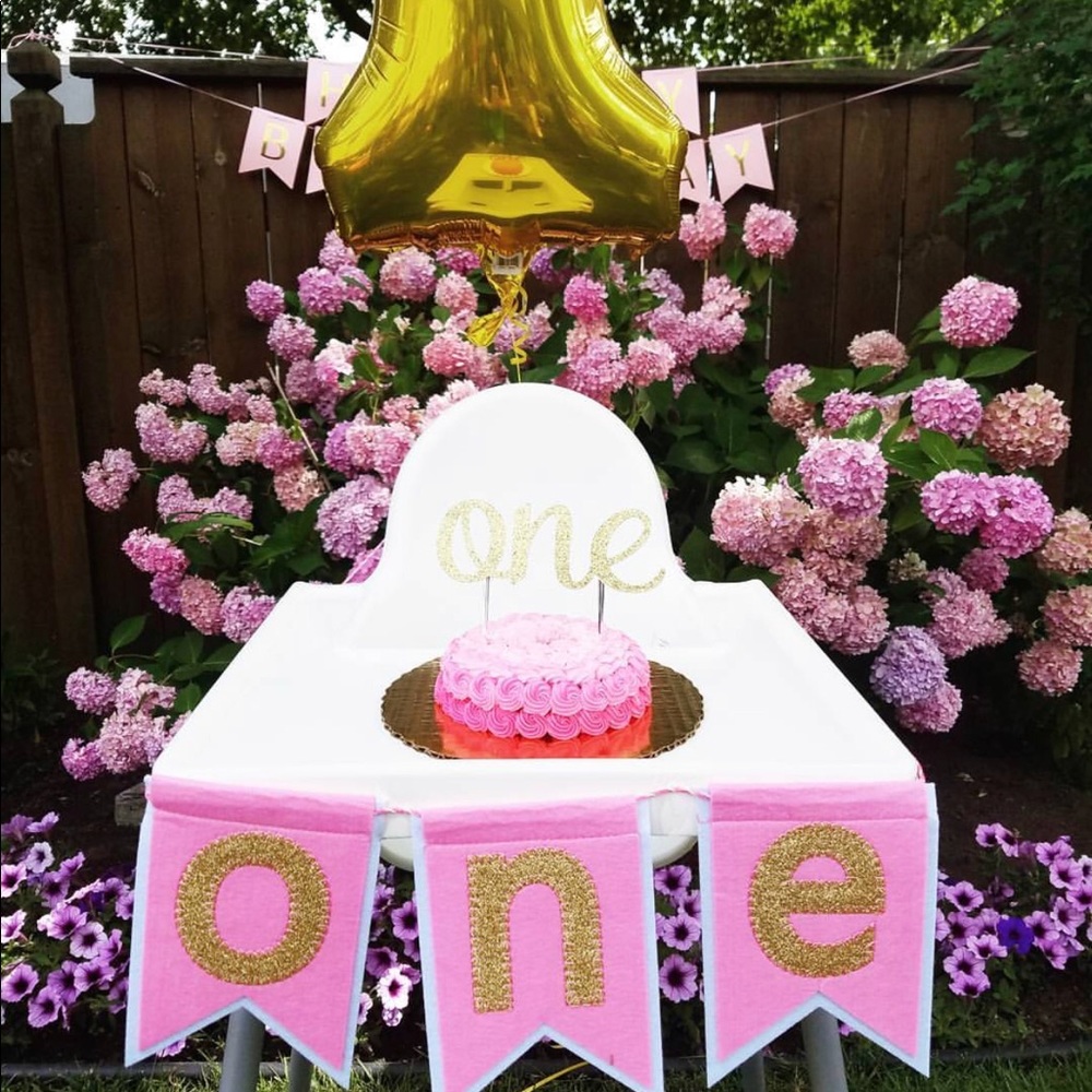 ONE Birthday Banner